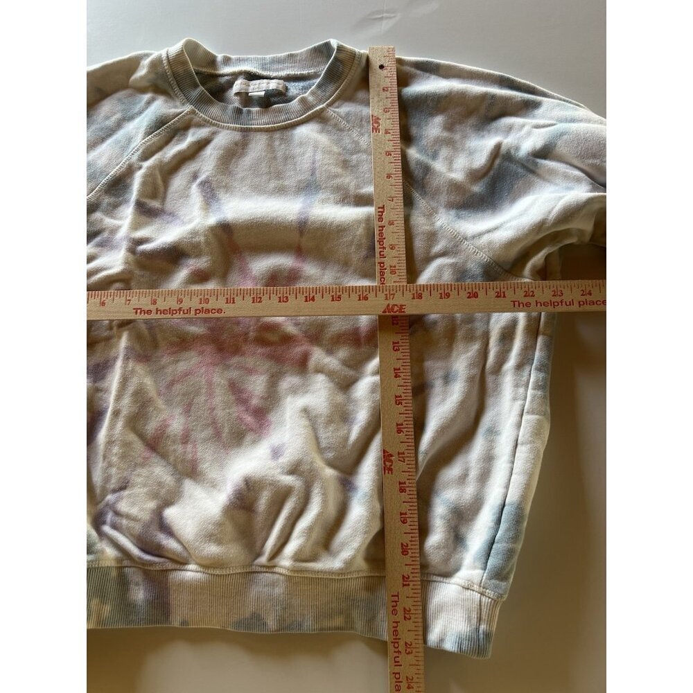 Spiritual Gangster pastel tie-dye crewneck logo sweatshirt L yoga athleisure - Picture 6 of 9